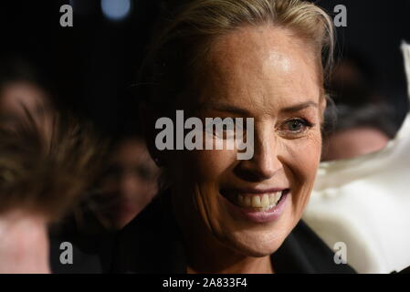 Madrid, Spanien. 05 Nov, 2019. Sharon Stone nimmt an der Harper Basar Awards 2019 in Santoña Palace in Madrid. Die amerikanische Schauspielerin, Produzentin und ehemaligen fashion model Sharon Vonne Stein das Symbol International Harper's Bazaar Award 2019 erhalten. Credit: SOPA Images Limited/Alamy leben Nachrichten Stockfoto