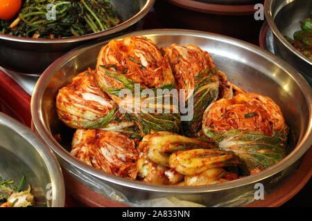 Kimchi in Seoul Stockfoto