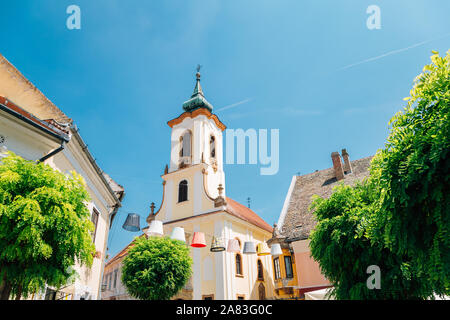 Blagovestenska Kirche in Szentendre mittelalterliche Altstadt Hauptplatz in Ungarn Stockfoto