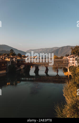 Alpini Brücke in Bassano Italien Stockfoto