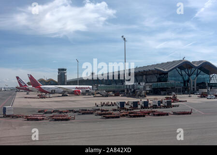 Aeropuerto de Madrid-Barajas Adolfo Su‡rez in der Nähe von Madrid in Spanien. Stockfoto