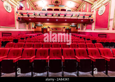 Savoy Theater, Monmouth eine Klasse 11 aufgeführten Veranstaltungsort 2019 Theater des Jahres in der Walisischen Gastfreundschaft Preise gestimmt. Stockfoto