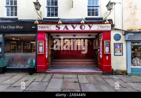 Savoy Theater, Monmouth eine Klasse 11 aufgeführten Veranstaltungsort 2019 Theater des Jahres in der Walisischen Gastfreundschaft Preise gestimmt. Stockfoto