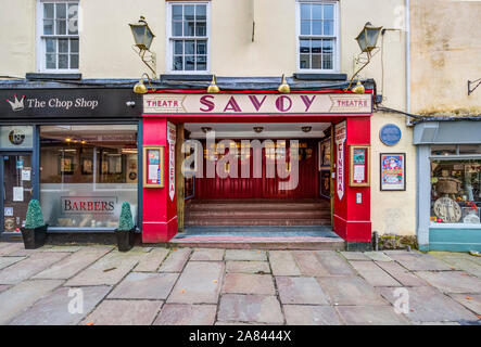 Savoy Theater, Monmouth eine Klasse 11 aufgeführten Veranstaltungsort 2019 Theater des Jahres in der Walisischen Gastfreundschaft Preise gestimmt. Stockfoto