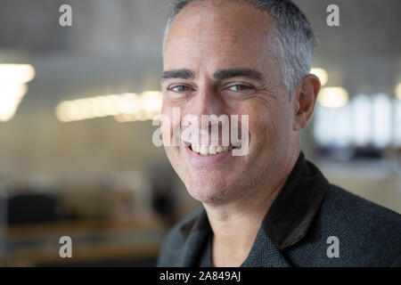 Grüne Partei co-Chef Jonathan Bartley portrait Stockfoto