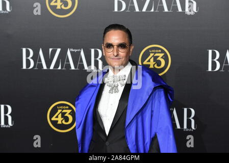 Madrid, Spanien. 05 Nov, 2019. Josie besucht der Harper Basar Auszeichnungen bei Santoña Palace in Madrid. Credit: SOPA Images Limited/Alamy leben Nachrichten Stockfoto