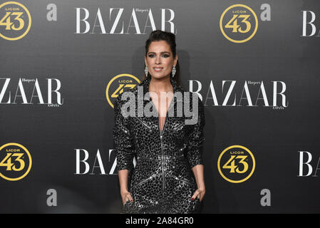 Madrid, Spanien. 05 Nov, 2019. Mar Saura besucht der Harper Basar Auszeichnungen bei Santoña Palace in Madrid. Credit: SOPA Images Limited/Alamy leben Nachrichten Stockfoto