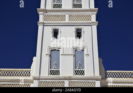 Al-Muhdhar Moschee in Tarim, Jemen Stockfoto