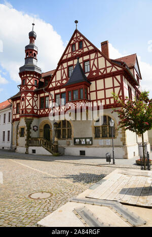 Rathaus Gernrode, Harz, Sachsen-Anhalt, Deutschland, Europa Stockfoto