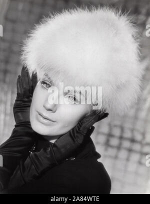 Maria Perschy, österreichische Filmschauspielerin, Deutschland 1960er Jahre. Österreichische Film Schauspielerin Maria Perschy, Deutschland der 1960er Jahre. Stockfoto