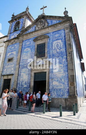 Die Kapelle von Santa Catarina, Porto, Portugal Stockfoto