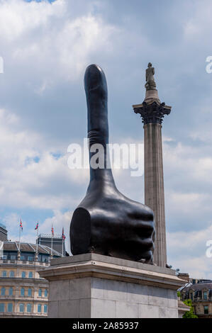 Wirklich gute von David Shrigley auf den vierten Sockel in Trafalagar Square, London Stockfoto