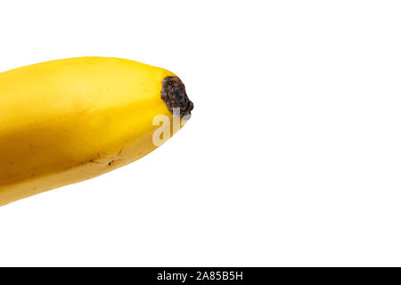 Banane isoliert auf weißem Hintergrund Freistellungspfaden. Stockfoto
