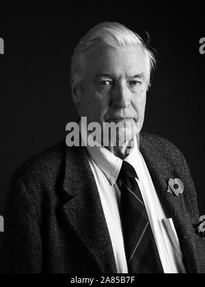 John McEwen in den Oldie literarische Mittagessen; 05/11/19. Stockfoto