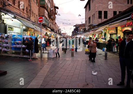 Impressionen: Mahane Yehuda Markt, Jerusalem, Israel (nur fuer redaktionelle Verwendung. Keine Werbung. Referenzdatenbank: http://www.360-berlin.de. Stockfoto