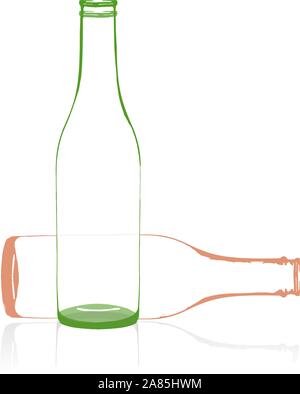Flaschen Stock Vektor