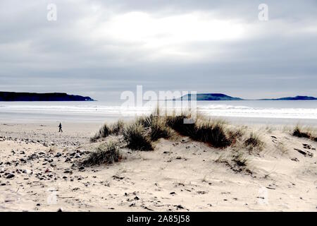 Rhoshilli Strand, Gower Penninsular, Wales Stockfoto