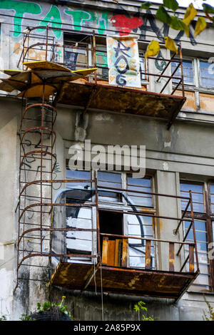 ROG ROG hocken, die ehemalige Fahrradfabrik, Ljubljana, Slowenien Stockfoto