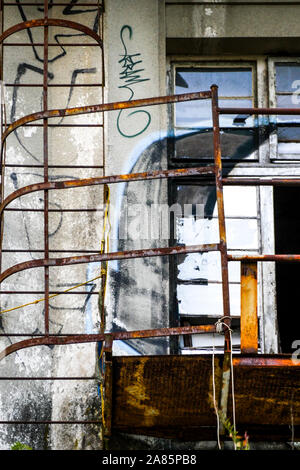 ROG ROG hocken, die ehemalige Fahrradfabrik, Ljubljana, Slowenien Stockfoto