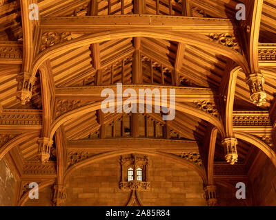 Die Könige Halle in Bamburgh Castle, Northumberland, Großbritannien Stockfoto