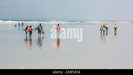 Strand von La Torche, Bretagne Stockfoto