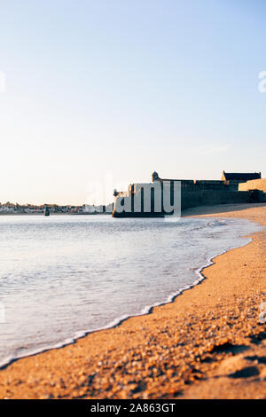 Plage de Port-Louis, Frankreich Stockfoto