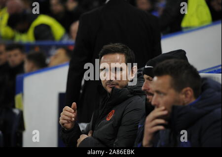 LONDON, VEREINIGTES KÖNIGREICH. NOVEMBER 05 Chelsea Frank Lampard während der Champions League Gruppe H zwischen Chelsea und Alax an der Stanford Bridge Stadion Stockfoto