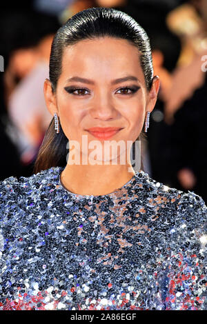 Tokio, Japan. 06 Nov, 2019. Natalia Reyes die Teilnahme an der 'Terminator: dunkles Schicksal" Premiere in Shinjuku Kabuki-cho am 6. November 2019 in Tokio, Japan Credit: Geisler-Fotopress GmbH/Alamy leben Nachrichten Stockfoto