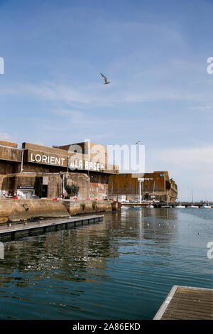 Base sous-marine de Lorient, Frankreich Stockfoto