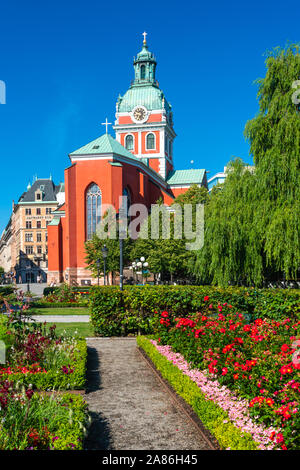 St Jsacobs Kirche in Stockholm, Schweden. Stockfoto