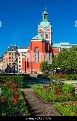 St Jsacobs Kirche in Stockholm, Schweden. Stockfoto