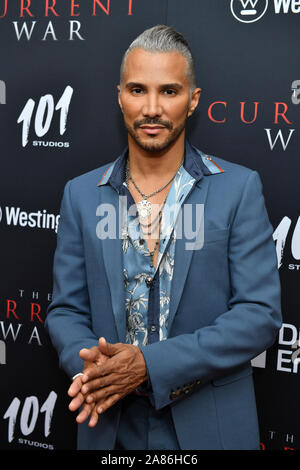 Jay Manuel - "Der gegenwärtige Krieg' Film Premiere, Ankünfte, AMC Lincoln Square 13, New York, USA - 21 Okt 2019 Stockfoto