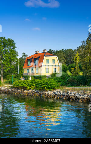 Die Blockhusudden Kap in der Nähe von Stockholm, Schweden. Stockfoto