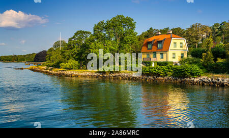 Die Blockhusudden Kap in der Nähe von Stockholm, Schweden. Stockfoto