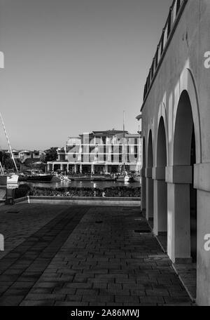 Olbia Sardinien, 19. AUGUST 2019: Maxy yaCHT in den Hafen von Olbia. Stockfoto