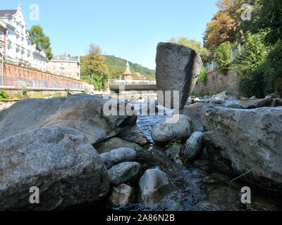 Ausgewogene Steine (Deutschland). Steine im Gleichgewicht (Deutschland) Stockfoto