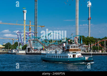 Die Goena Lund Freizeitpark in Stockholm, Schweden. Stockfoto