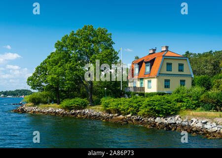 Die Blockhusudden Kap in der Nähe von Stockholm, Schweden. Stockfoto