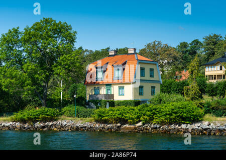 Die Blockhusudden Kap in der Nähe von Stockholm, Schweden. Stockfoto