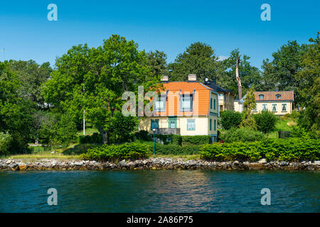 Die Blockhusudden Kap in der Nähe von Stockholm, Schweden. Stockfoto