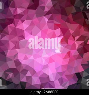 Rosa polygonalen Muster, die aus Dreiecken. Geometrische Hintergrund in Origami Stil mit Farbverlauf. Dreieckige Design für Ihr Business. Stock Vektor