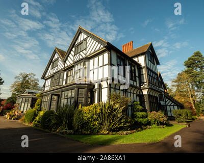 Bhaktivedanta Manor, eine ISKCON-Website in der Nähe von Watford, Hertfordshire, England. Stockfoto