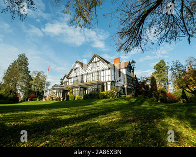 Bhaktivedanta Manor, eine ISKCON-Website in der Nähe von Watford, Hertfordshire, England. Stockfoto