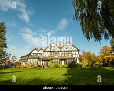 Bhaktivedanta Manor, eine ISKCON-Website in der Nähe von Watford, Hertfordshire, England. Stockfoto