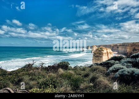 12 Apostel malerische Aussicht, Victoria, Australien Stockfoto