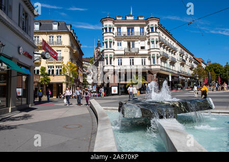 Leopold Square in Baden-Baden im Schwarzwald, im Südwesten von Deutschland Europa EU Stockfoto