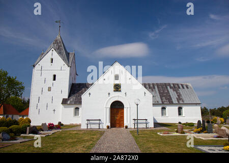 Sankt Clemens Kirche auf der Insel Romo entfernt Stockfoto