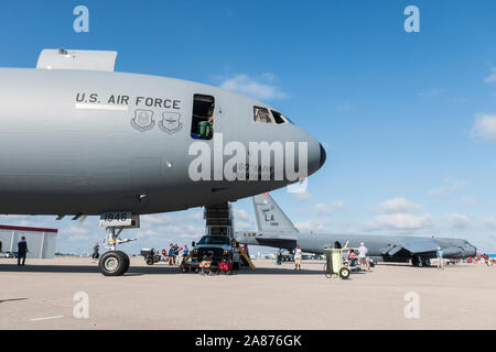 VANDALIA, Ohio/USA - 23. JUNI 2018: der United States Air Force KC-10 Extender am 2018 Vectren Dayton Airshow. Stockfoto