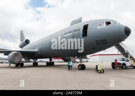 VANDALIA, Ohio/USA - 23. JUNI 2018: der United States Air Force KC-10 Extender am 2018 Vectren Dayton Airshow. Stockfoto