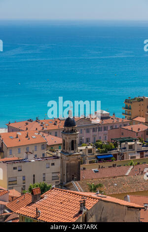 Ein Blick in Menton in Frankreich Stockfoto